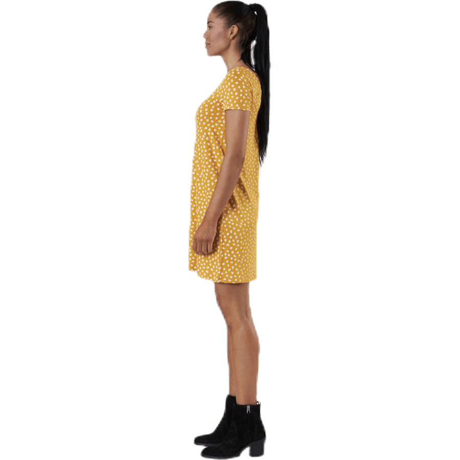 Bera Back Lace Up Abito da sera giallo