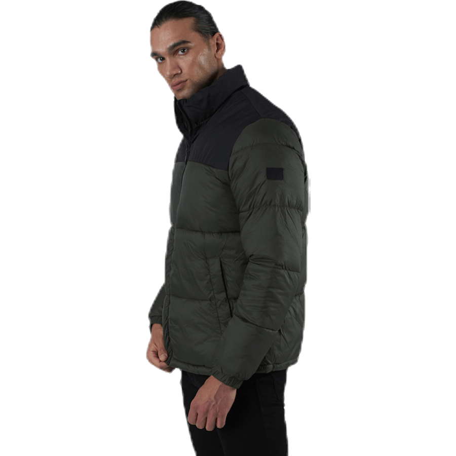 Drew Puffer Collar Green