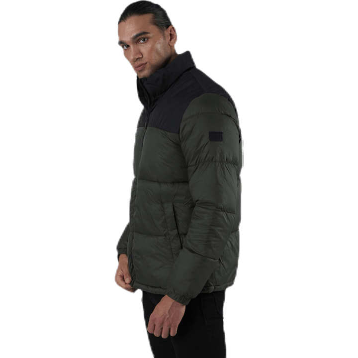 Drew Puffer Collar Green