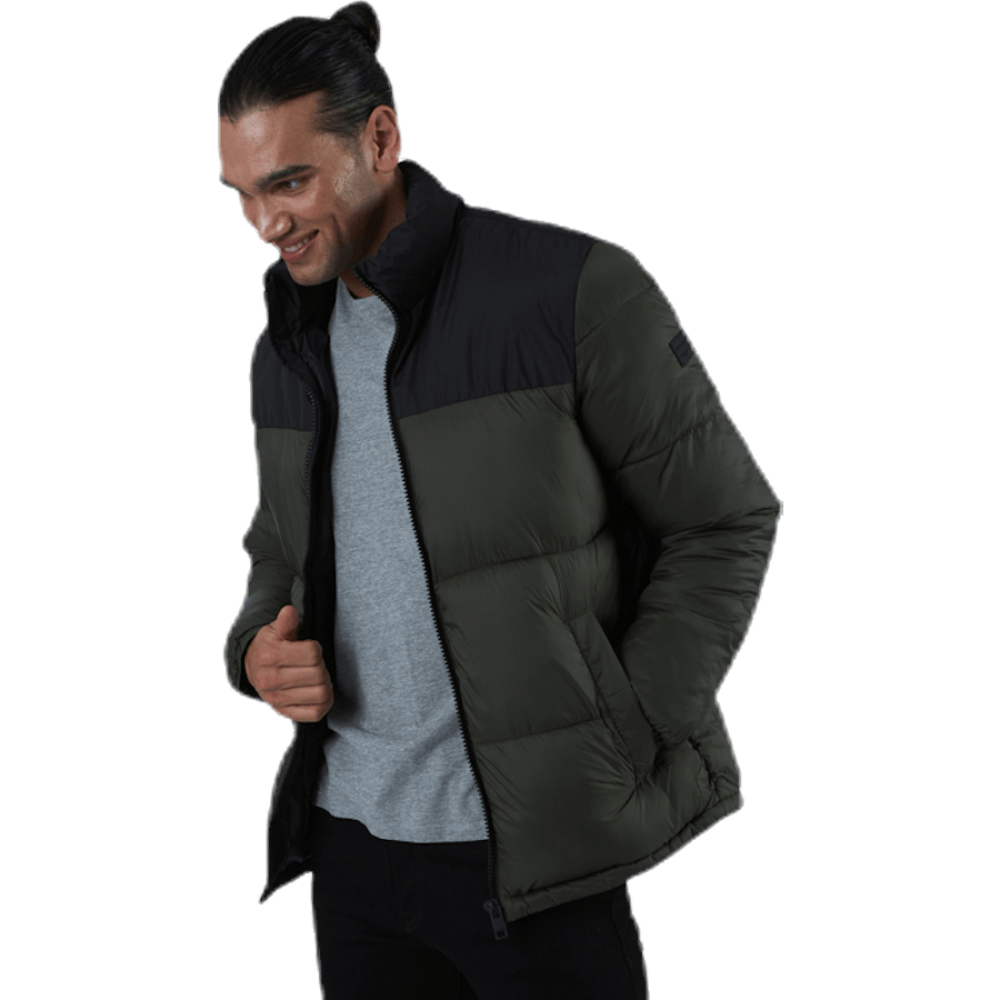 Drew Puffer Collar Green