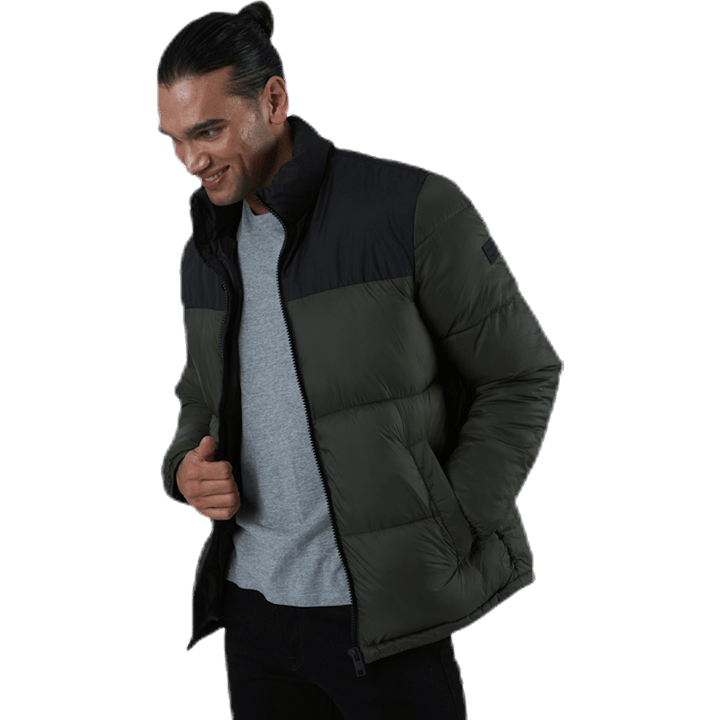 Drew Puffer Collar Green
