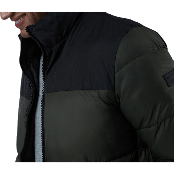 Drew Puffer Collar Green