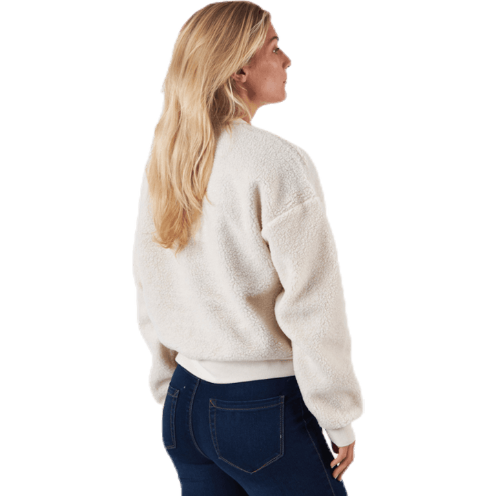 Janessa Teddy Pocket Jacket White