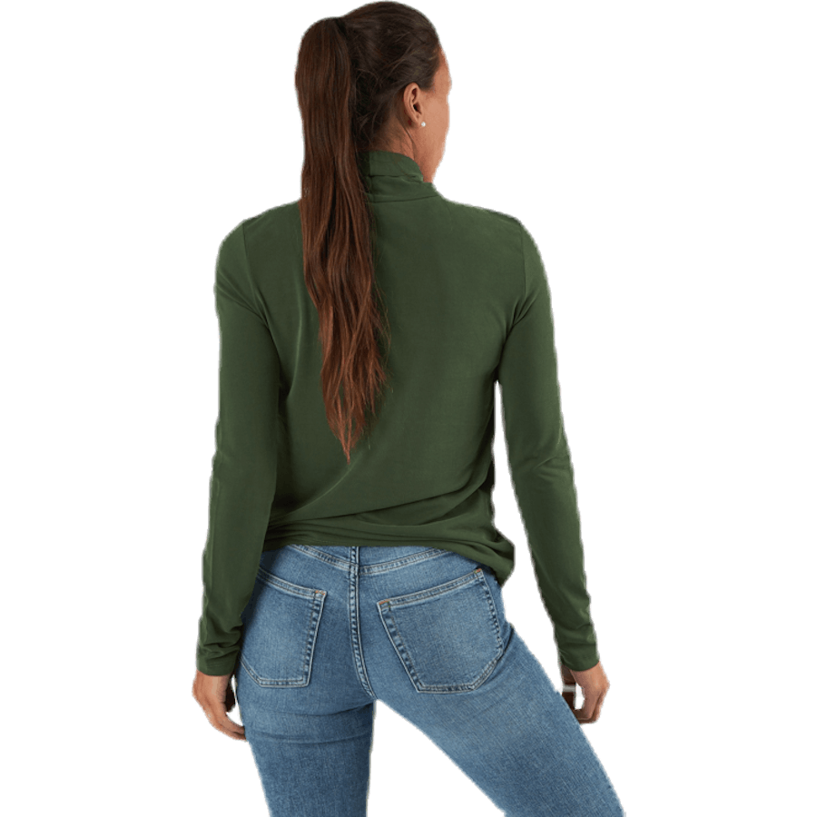 Kamala Ls Rollneck  Top  Black