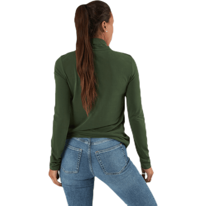 Kamala Ls Rollneck  Top  Black