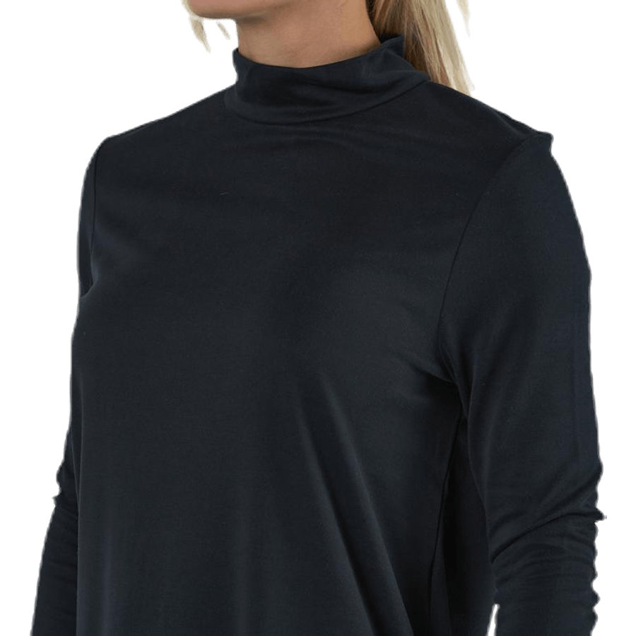 Bamala Šaty s výstrihom Ls Black