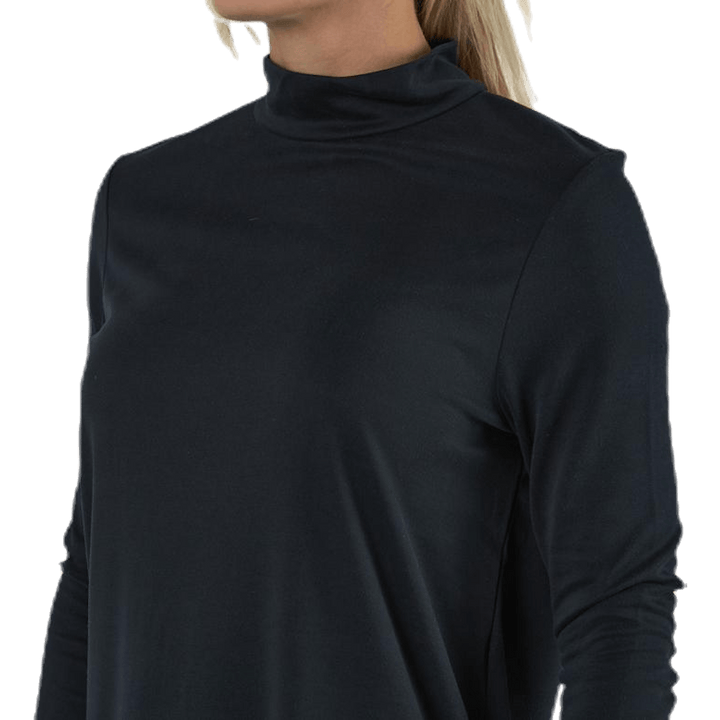 Bamala Šaty s výstrihom Ls Black