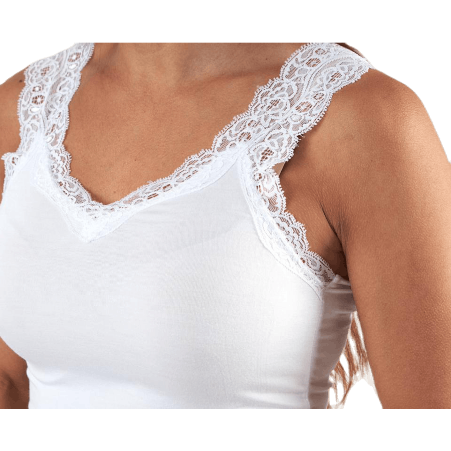 Barbera Lace Top White