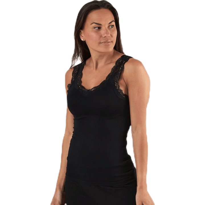 Čipkovaný top Barbera Black