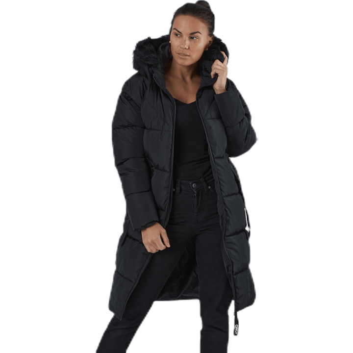 Monica Long Puffer Coat Cc Otw Black