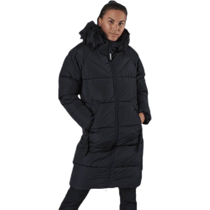Monica Long Puffer Coat Cc Otw Black