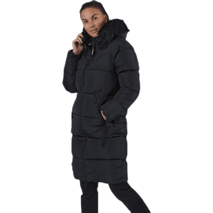 Monica Long Puffer Coat Cc Otw Black