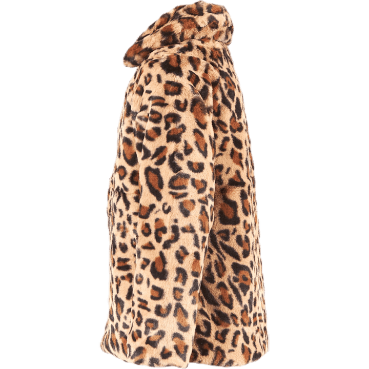 Mamy Faux Fur Leo Jacket Black