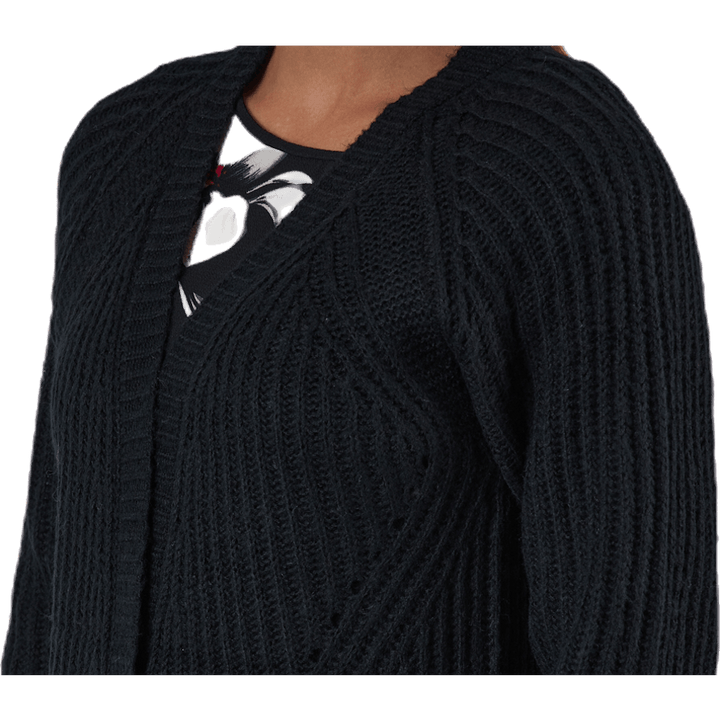Cardigan Bernice L/S Knt Nero