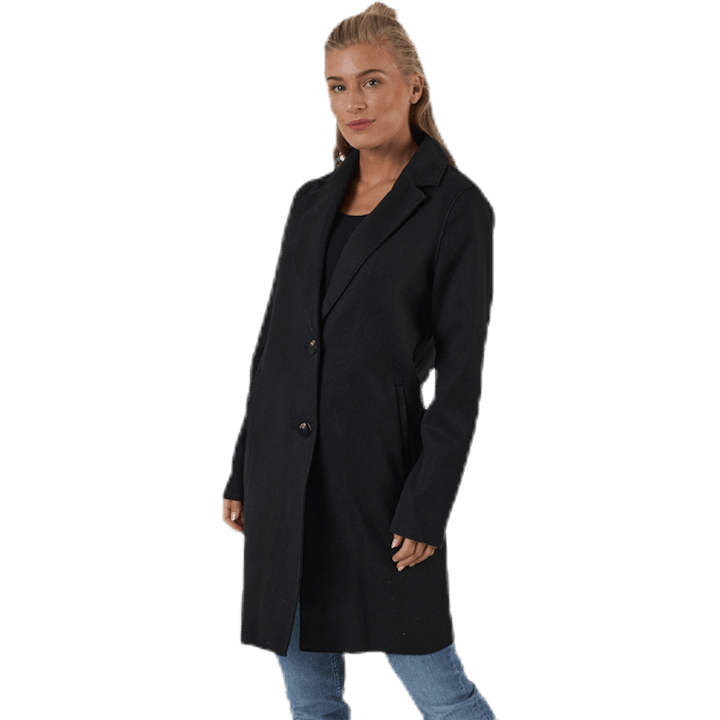 Carrie Bonded Mantel Otw Schwarz