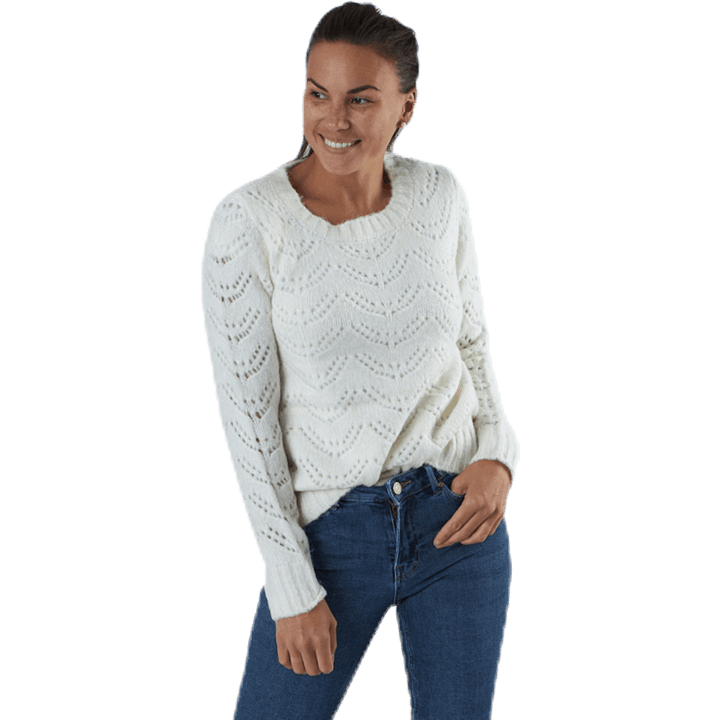 Bibi Ls Knit White