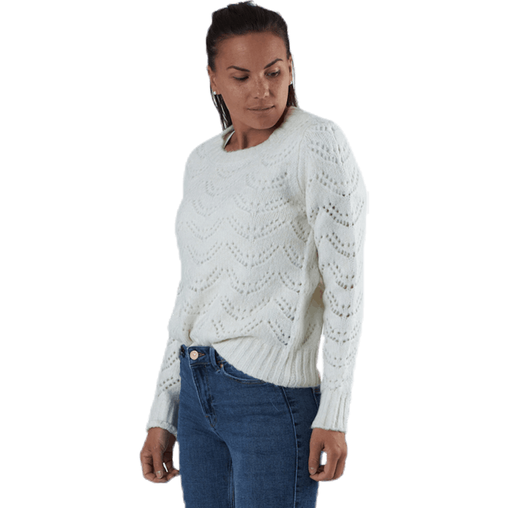 Bibi Ls Knit White