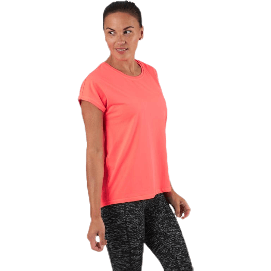 Aubree Ss Voľné tréningové tričko Red