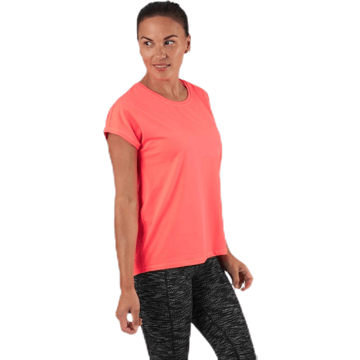 Aubree Ss Voľné tréningové tričko Red