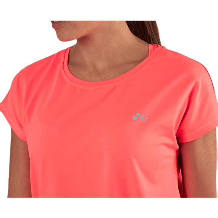 Aubree Ss Voľné tréningové tričko Red