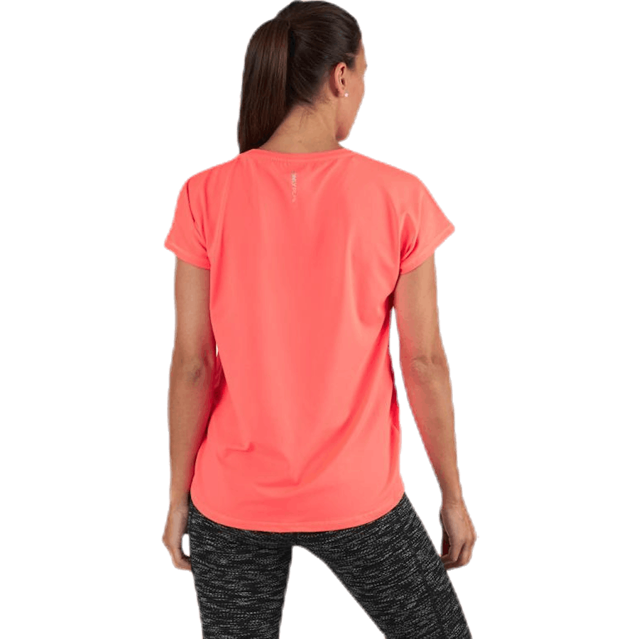 Aubree Ss Voľné tréningové tričko Red