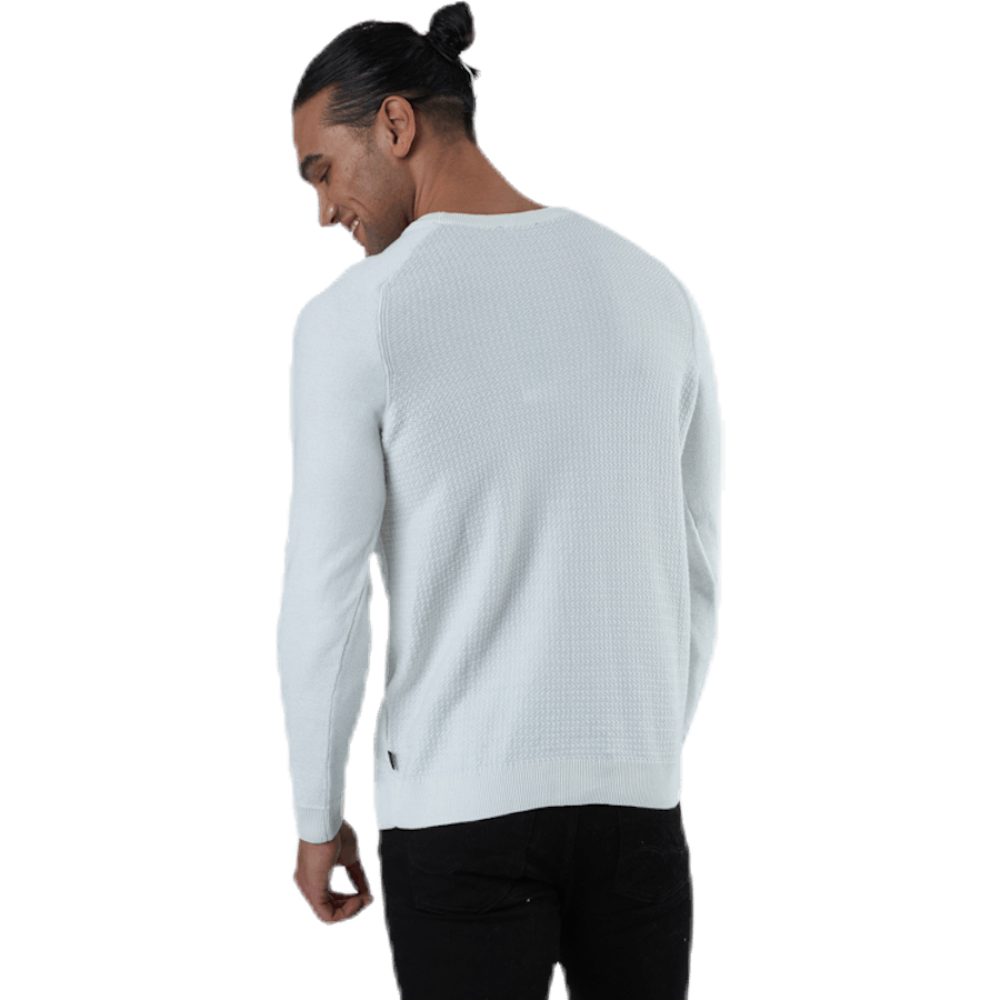 Adam Knit Crew Neck White