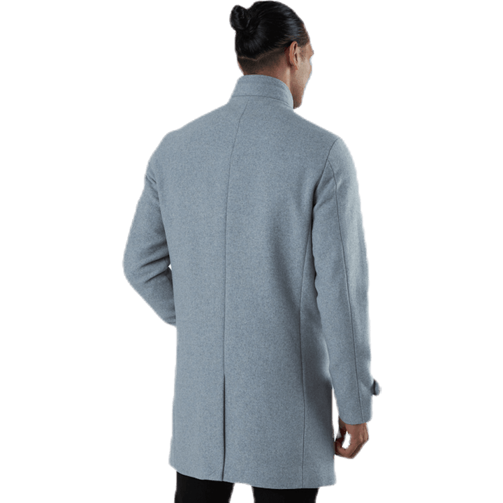 Melton Wool Coat Grey