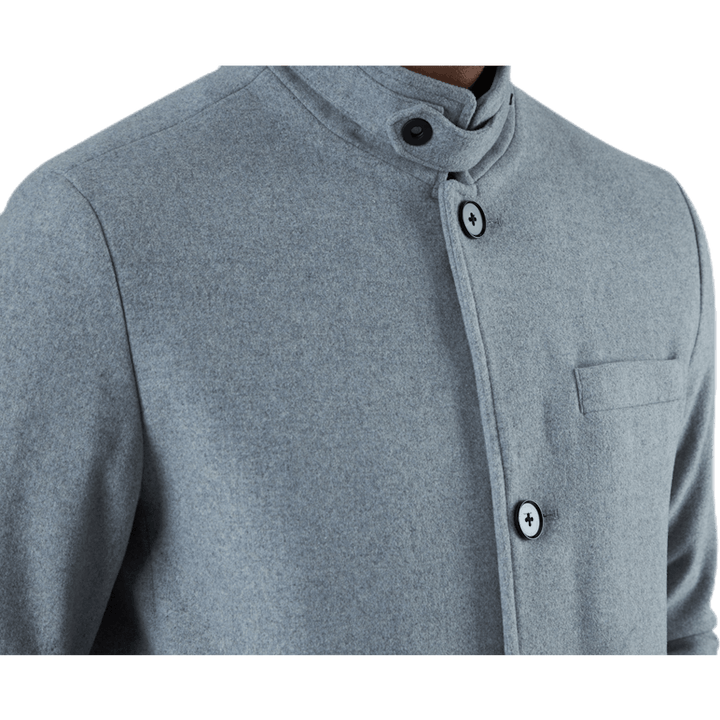 Melton Wool Coat Grey