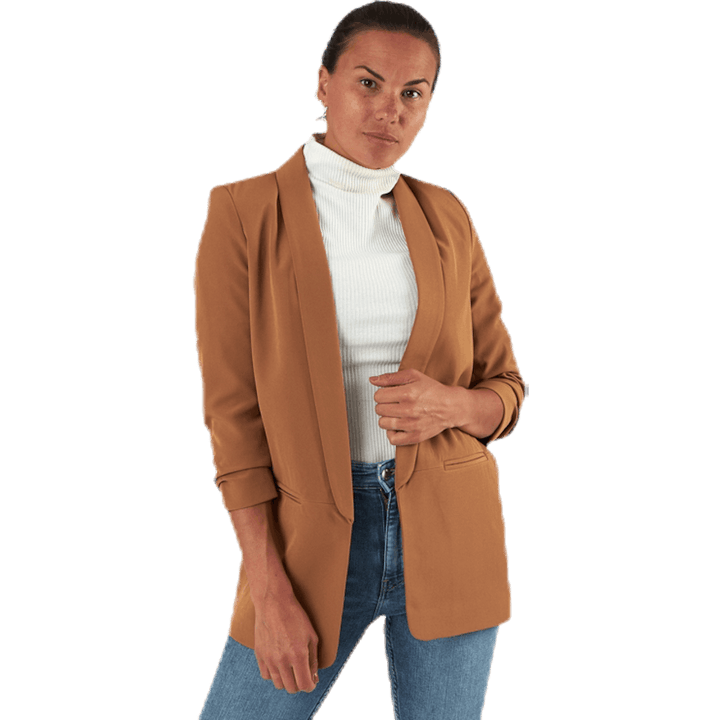 Elly 3/4 Life Blazer Tlr Brown