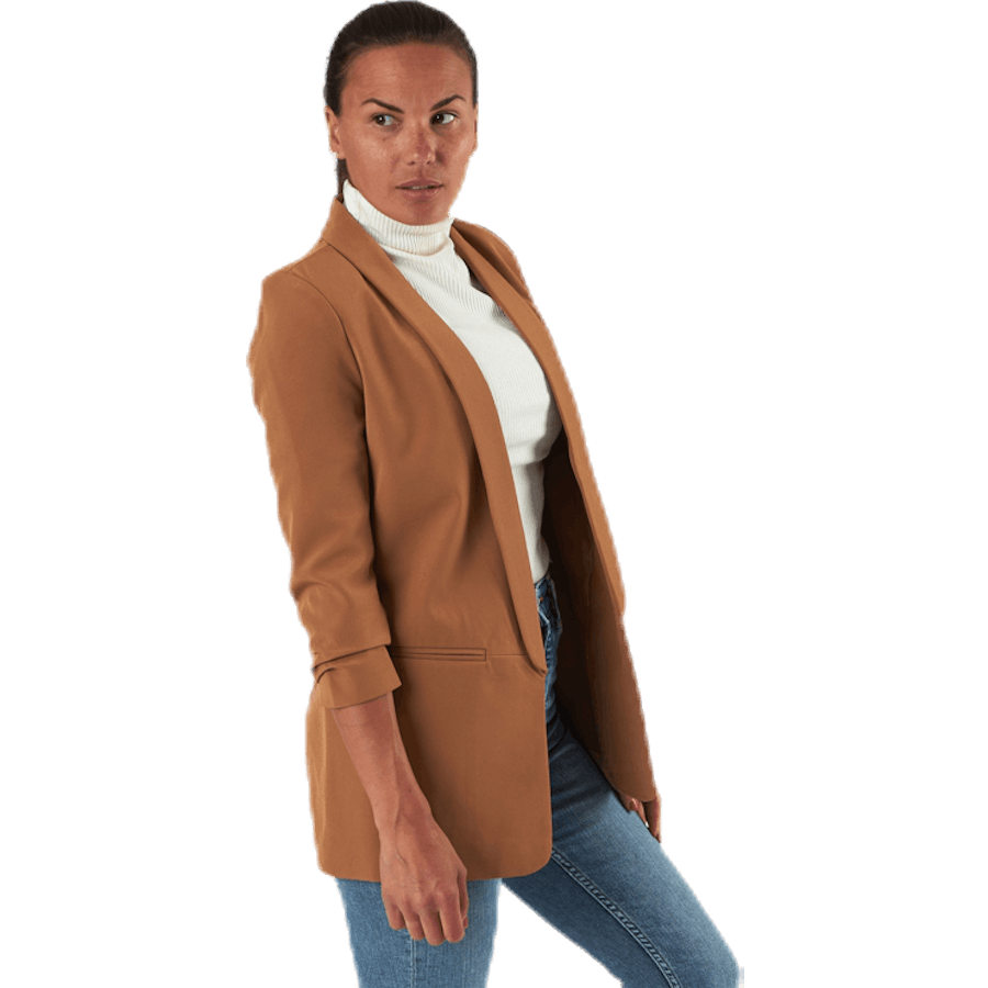 Elly 3/4 Life Blazer Tlr Brown