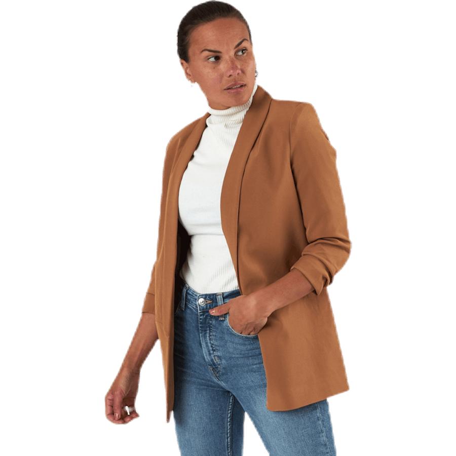 Elly 3/4 Life Blazer Tlr Brown