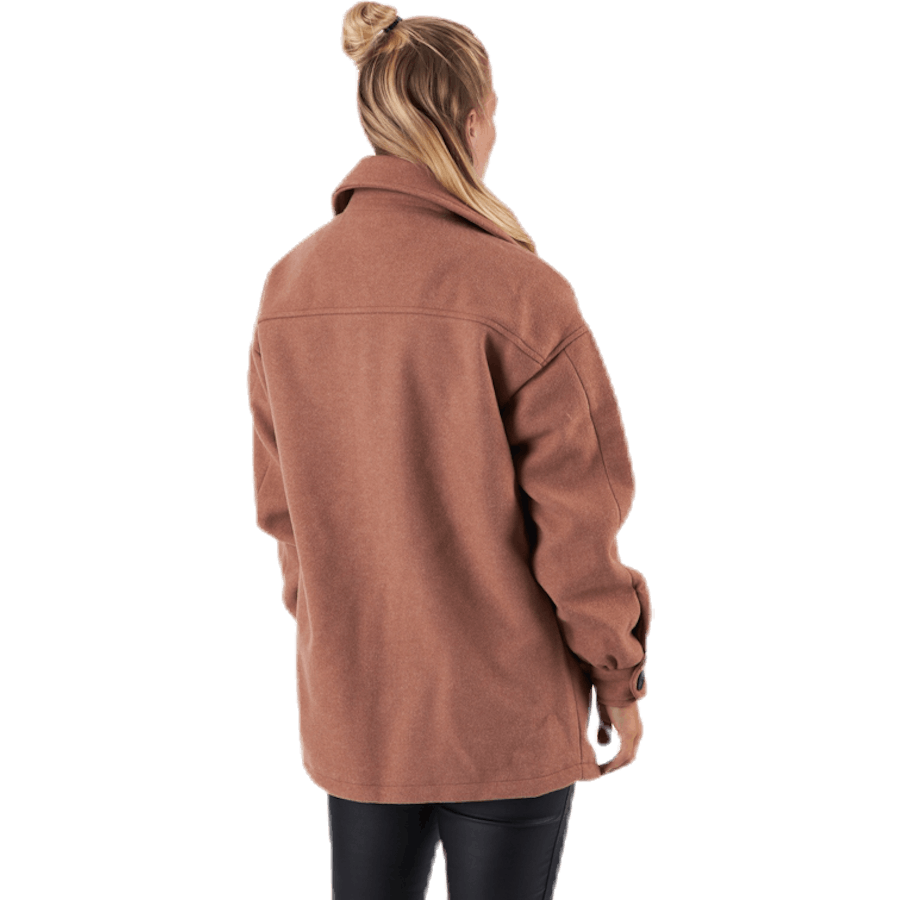 Liva Shacket Otw Beige