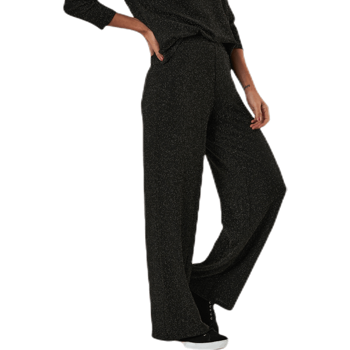 New Queen Glitter Pant Jrs Black