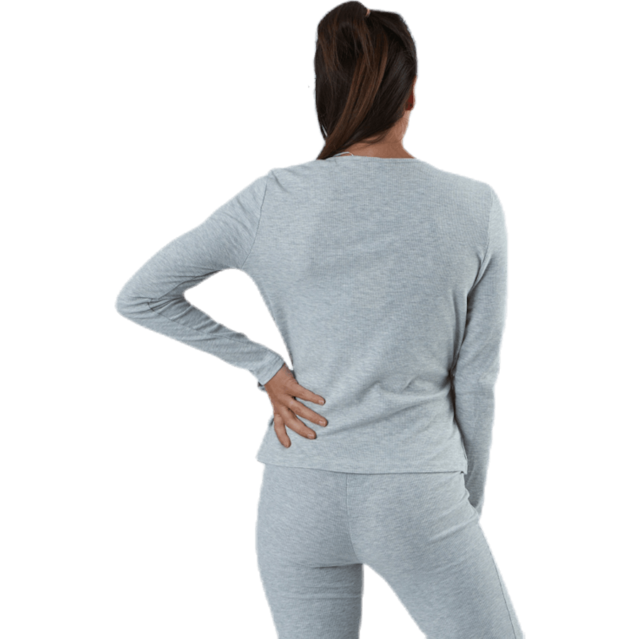 Rosa Wrap Top Lounge Bc Grey