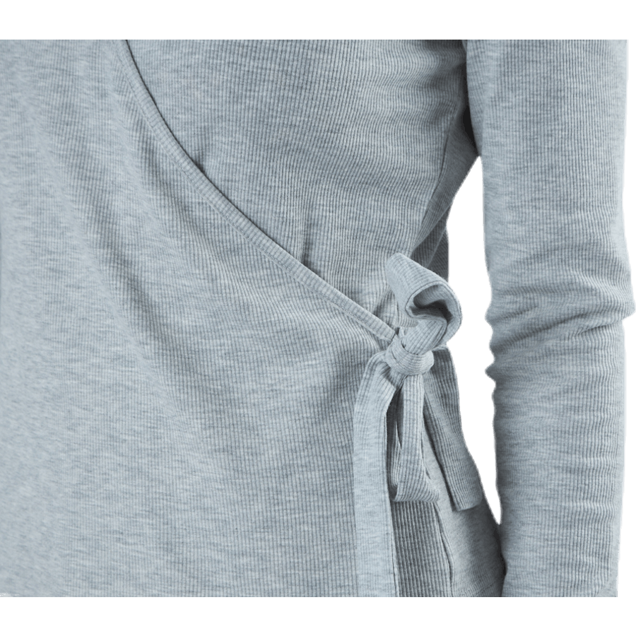 Rosa Wrap Top Lounge Bc Grey