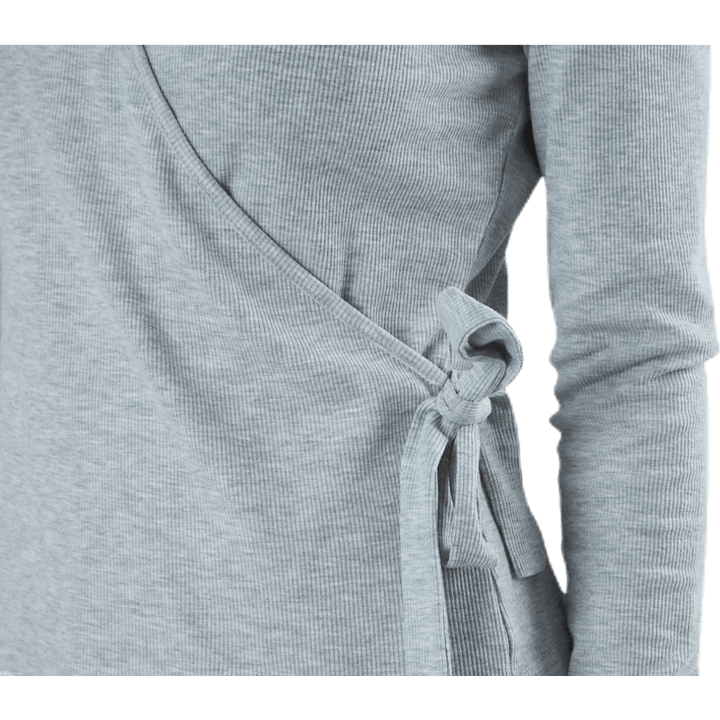 Rosa Wrap Top Lounge Bc Grey
