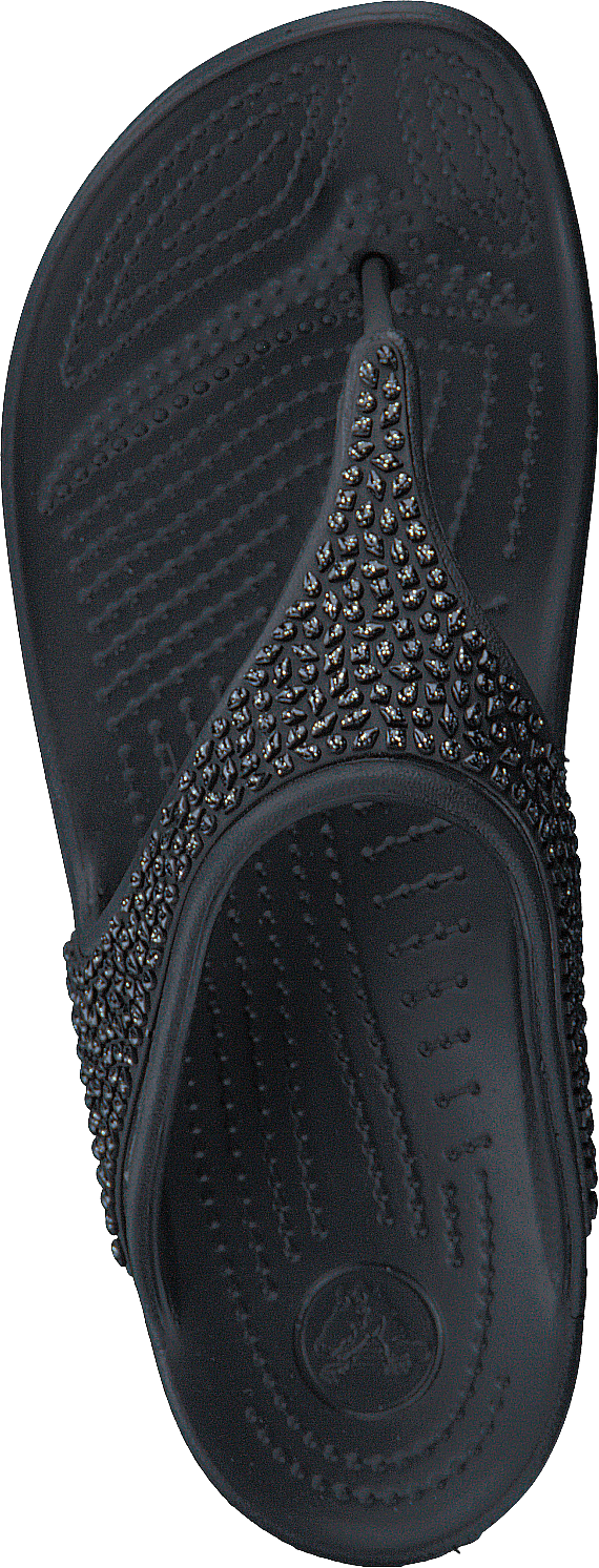 Crocs Sloane verschönert Flip Schwarz/Schwarz