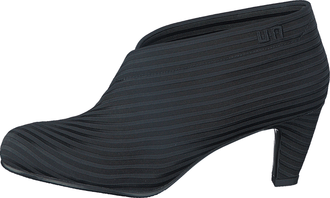 Fold Mid Black Elastic Fabric