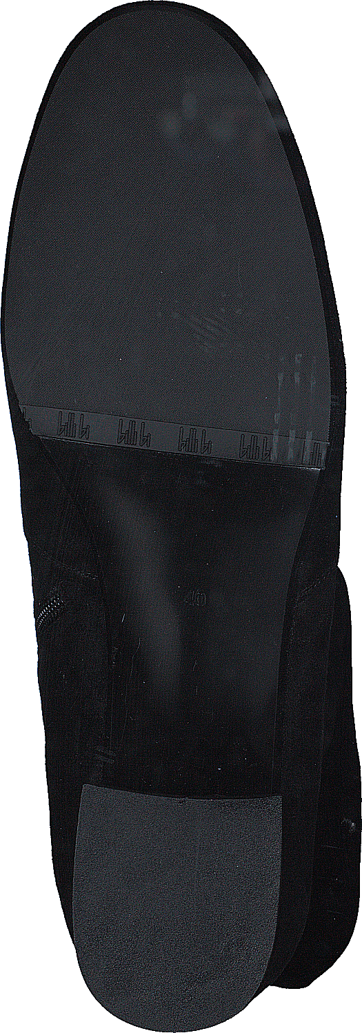 500 Black Suede Stretch Black