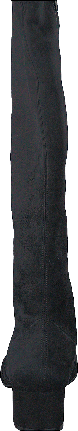 500 Black Suede Stretch Black