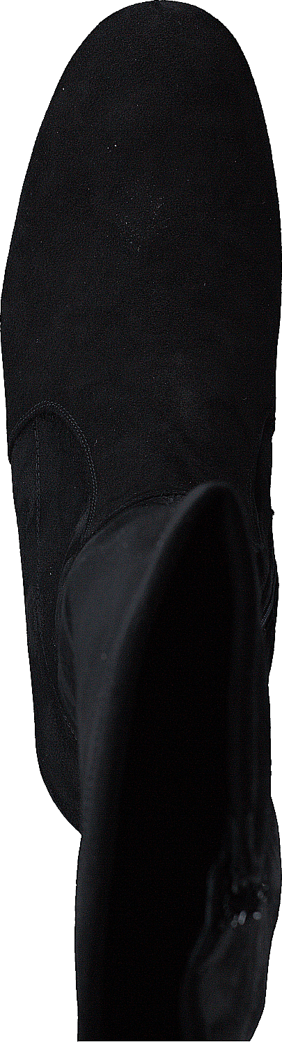 500 Black Suede Stretch Black