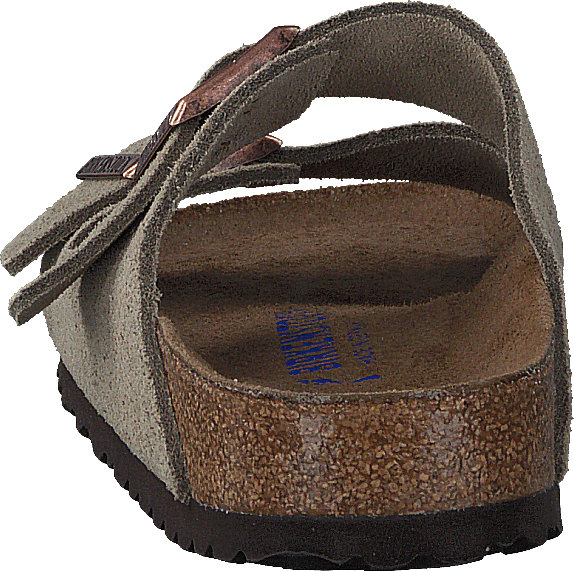 Arizona Weiches Fußbett Schmal Taupe Wildleder