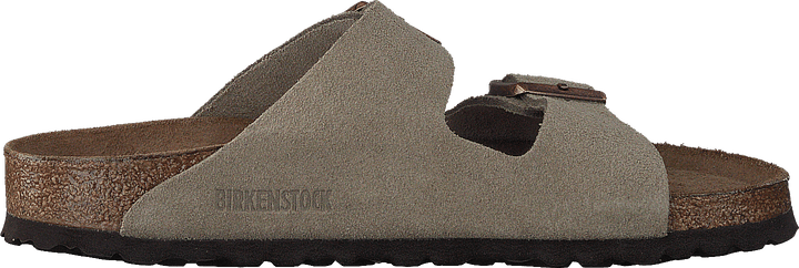 Arizona Weiches Fußbett Schmal Taupe Wildleder