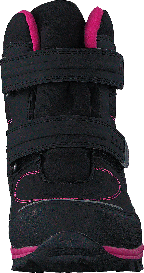 435-6608 Doublure chaude imperméable Noir/Fuchsia