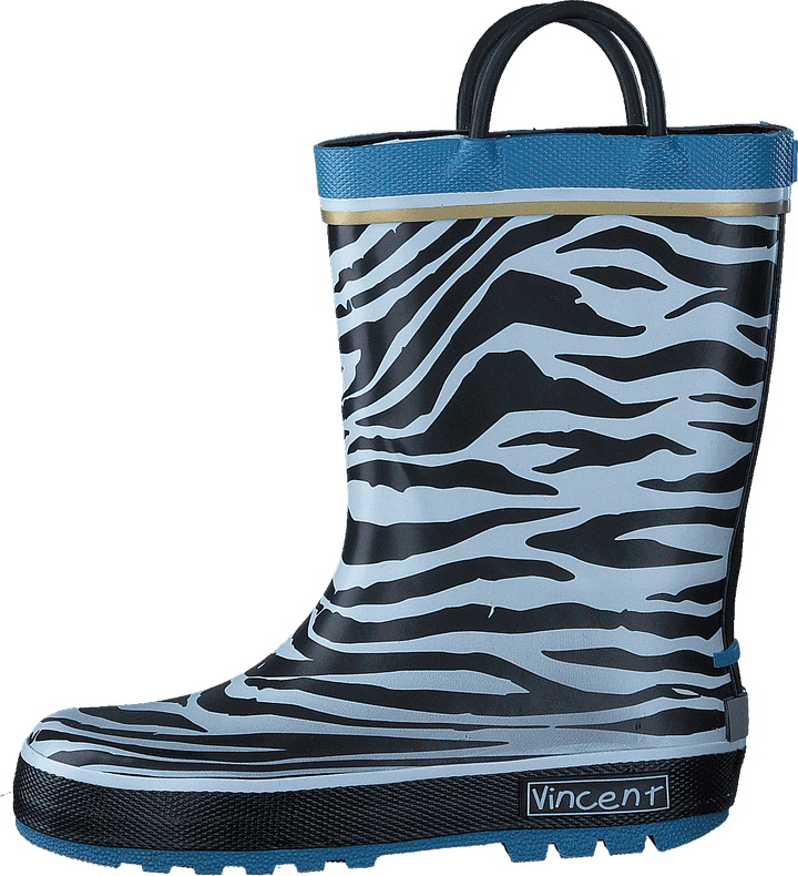 Zebra Gold Blue