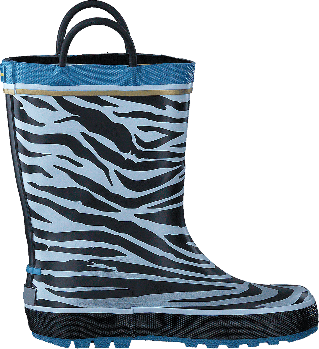 Zebra Gold Blue
