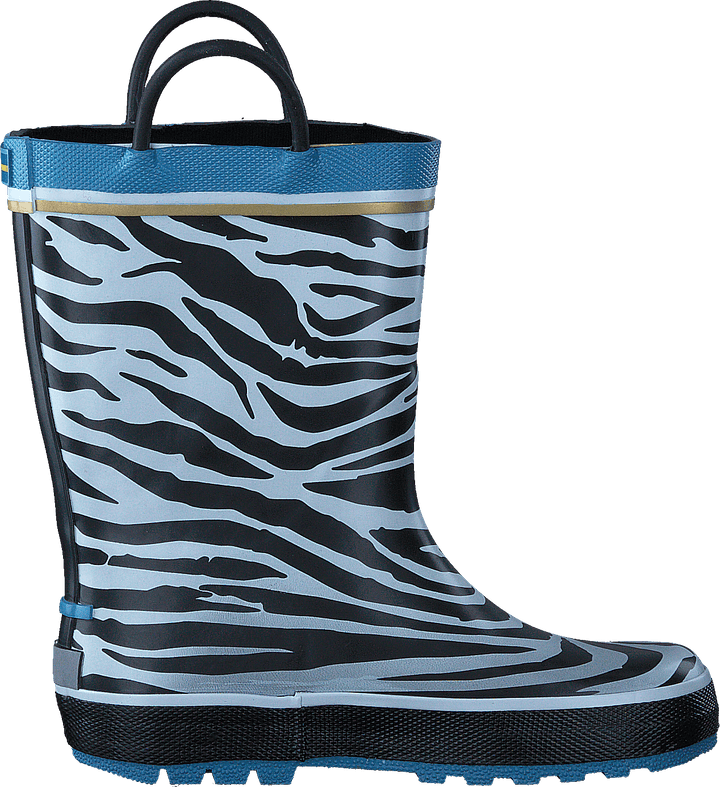 Zebra Gold Blue