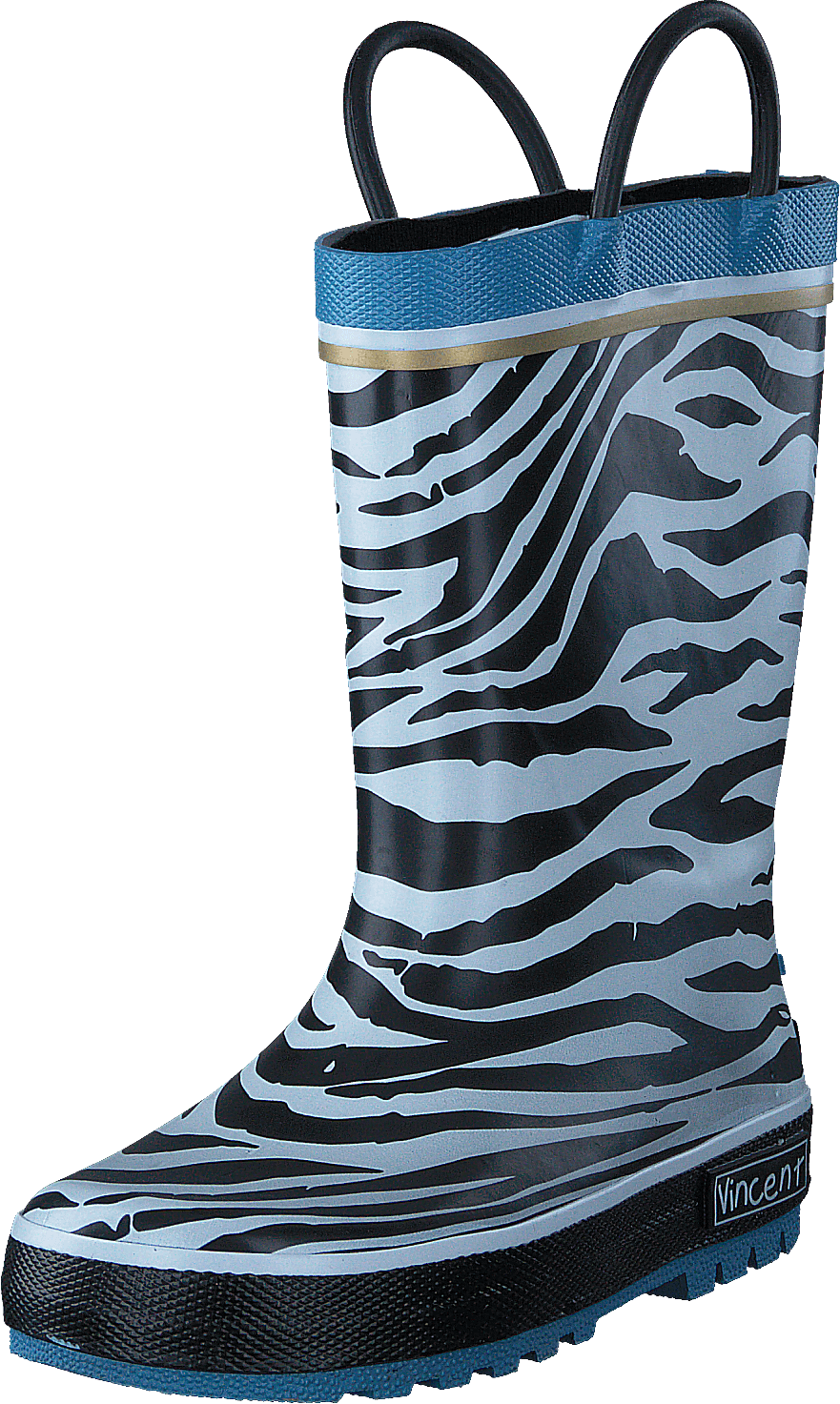 Zebra Gold Blue