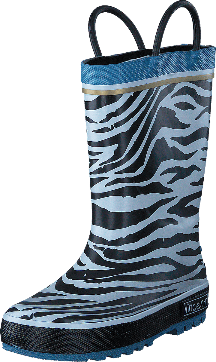 Zebra Gold Blue
