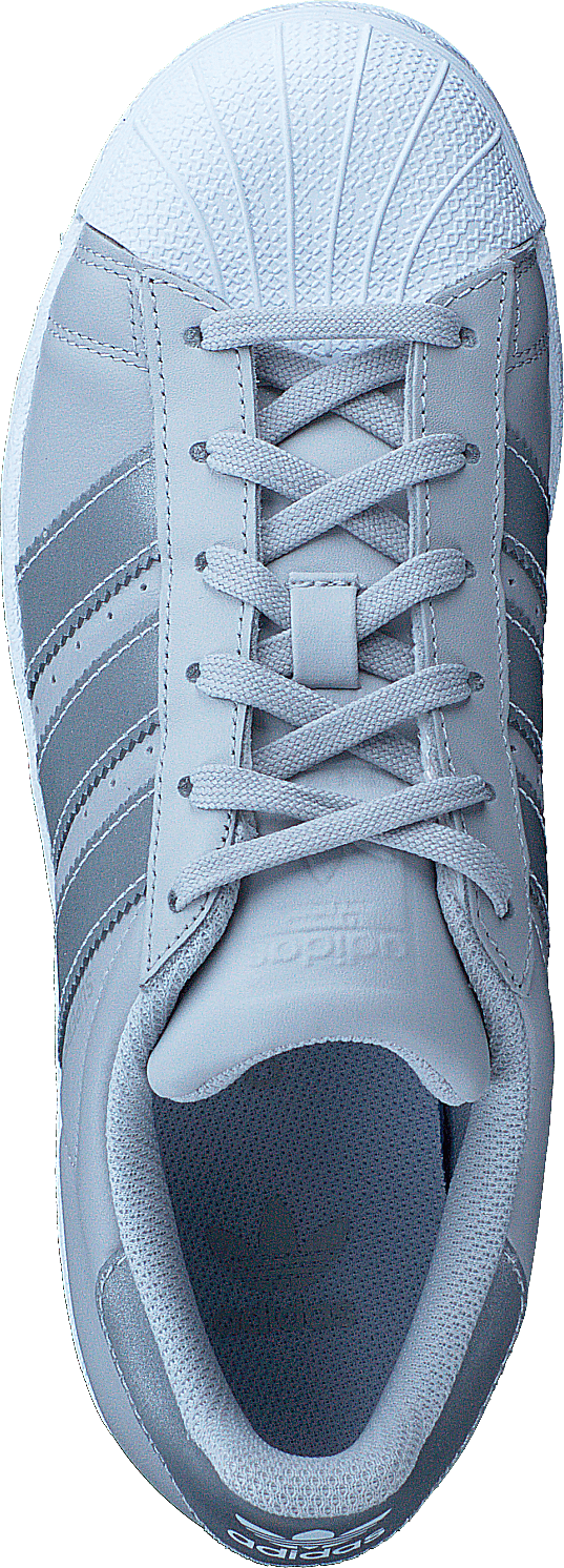 Superstar J Lgh Solid Grey/Silver Met/Wht